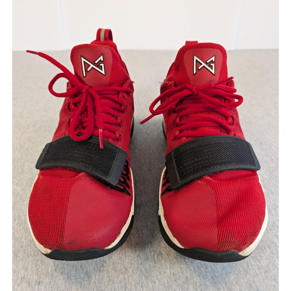 Nike PG 1 University Red/White-Black Low Top Lace Strap 9.5 Sneaker 878627-602